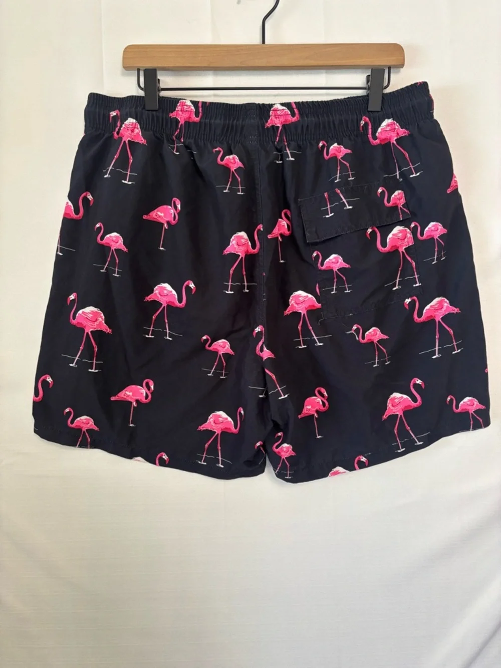 Men’s Flamingo Print Swim Trunks Size XXL